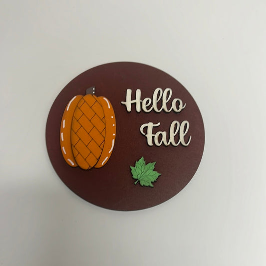 Fall, Hello Fall 4.25 Circles