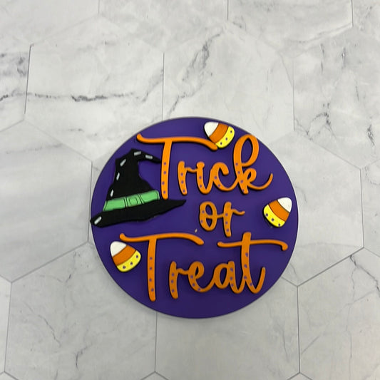 Halloween, Trick or Treat 4.25 Circles