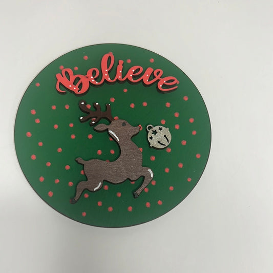 Christmas, Believe 4.25 Circles