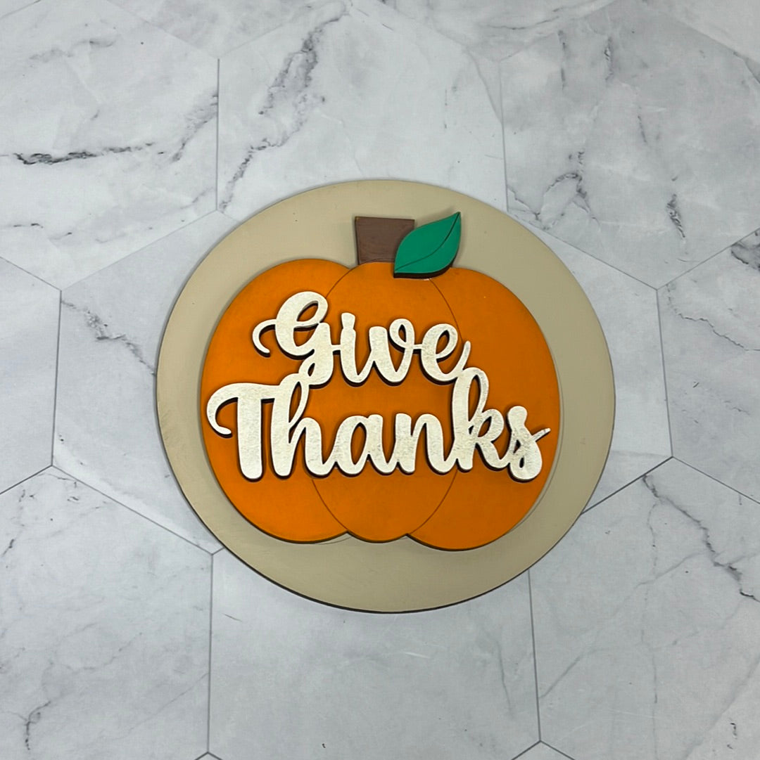 Thanksgiving, Give Thanks 4.25 Circles