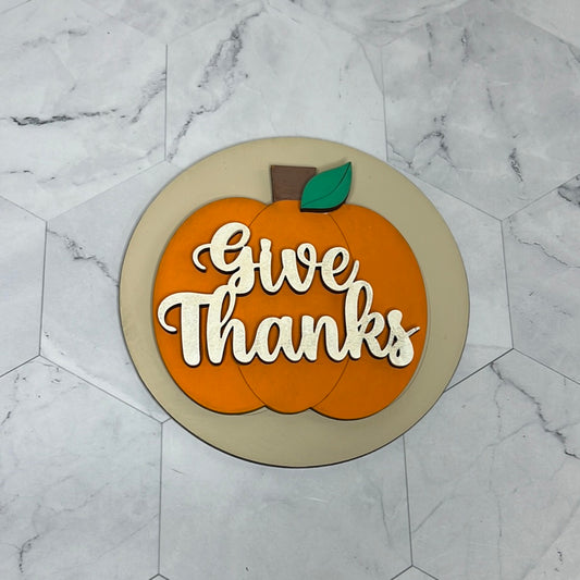 Thanksgiving, Give Thanks 4.25 Circles