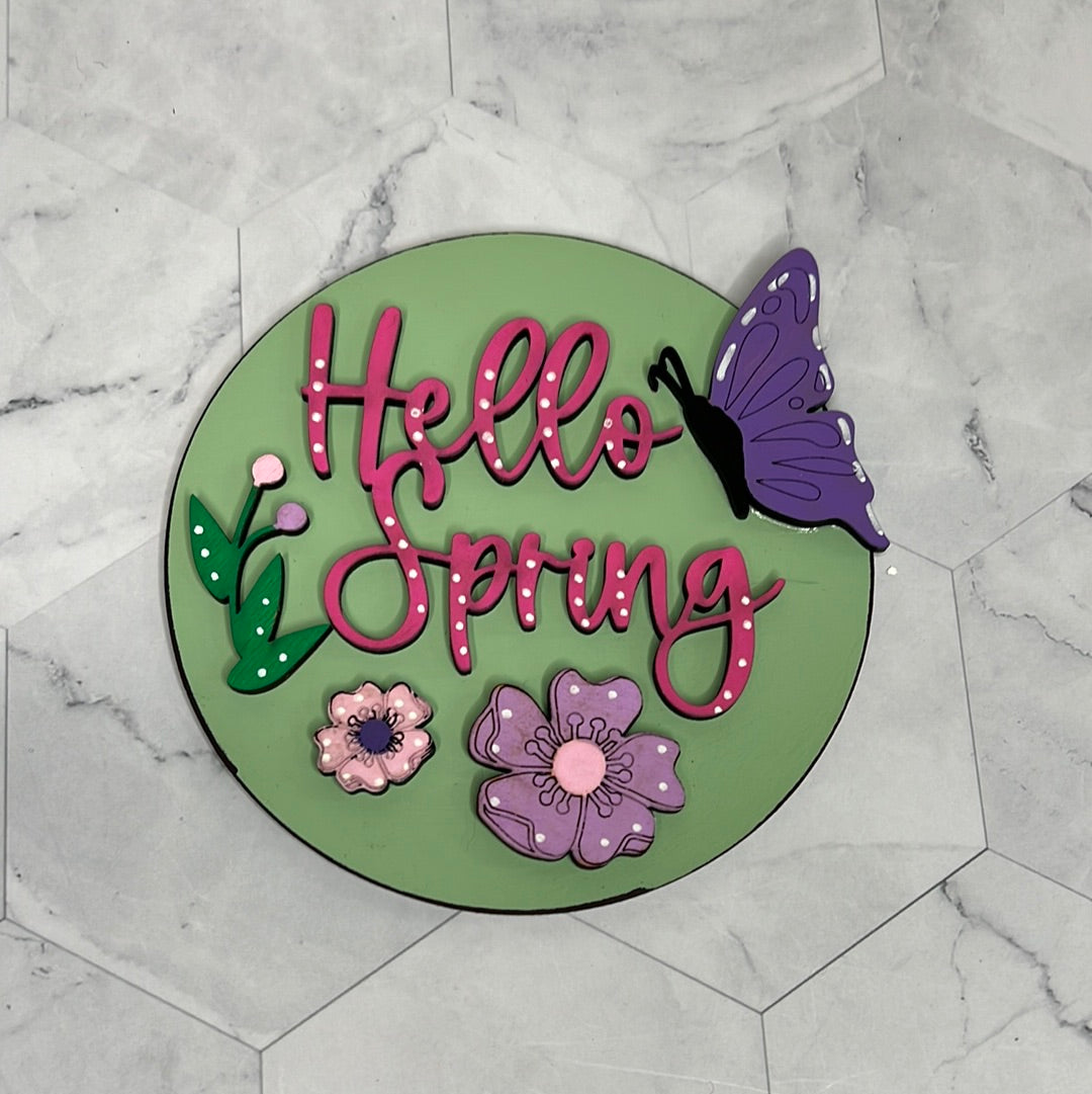 Spring, Hello Spring 4.25 Circles