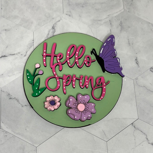 Spring, Hello Spring 4.25 Circles